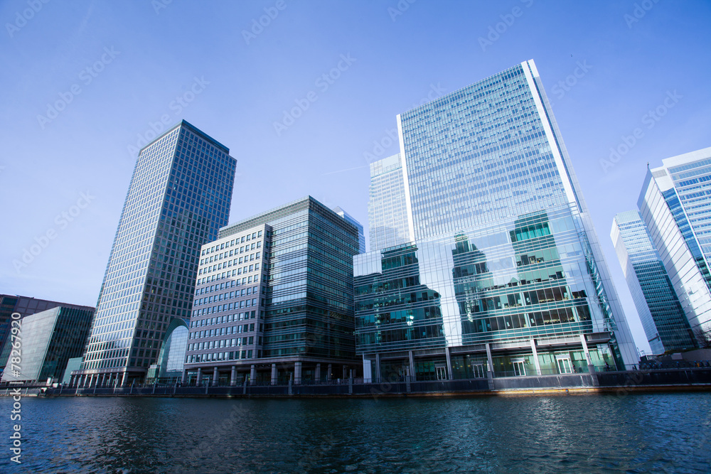 Windows of Skyscraper Business Office, Corporate building in Lon