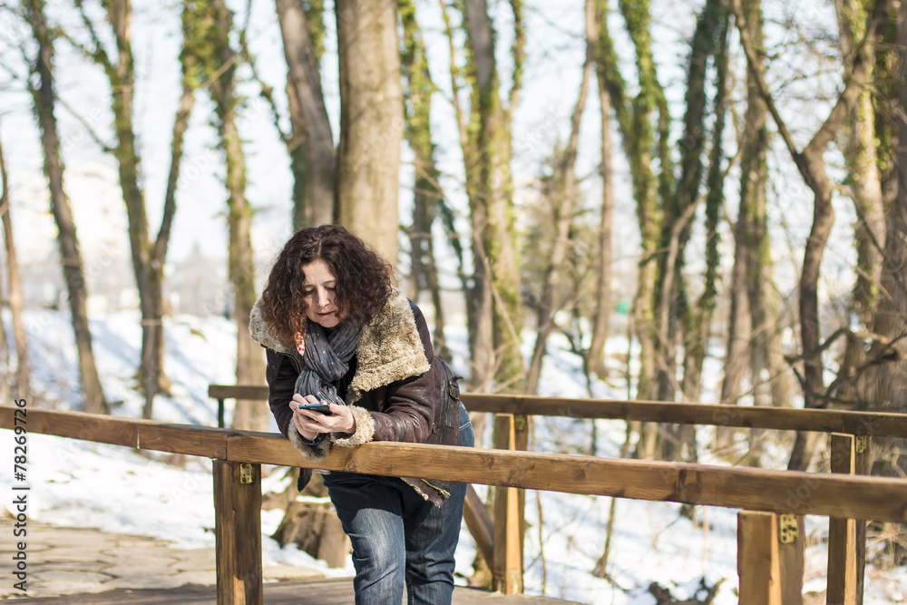 woman with smart phone woman with smart phone
