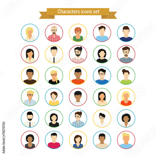 Characters set