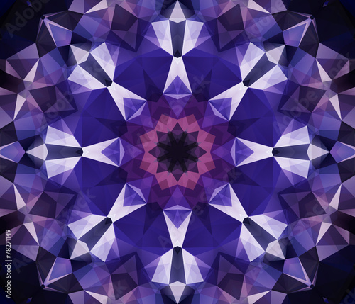 Ethnic pattern. Abstract kaleidoscope