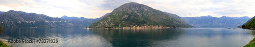 Bay of Kotor panorama