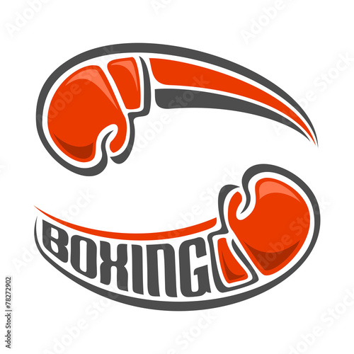 Abstract background on the boxing  theme