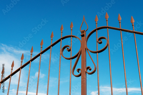 cancello di ferro, carpenteria photo