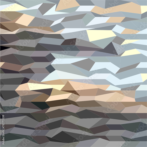 Brown Grey Abstract Low Polygon Background