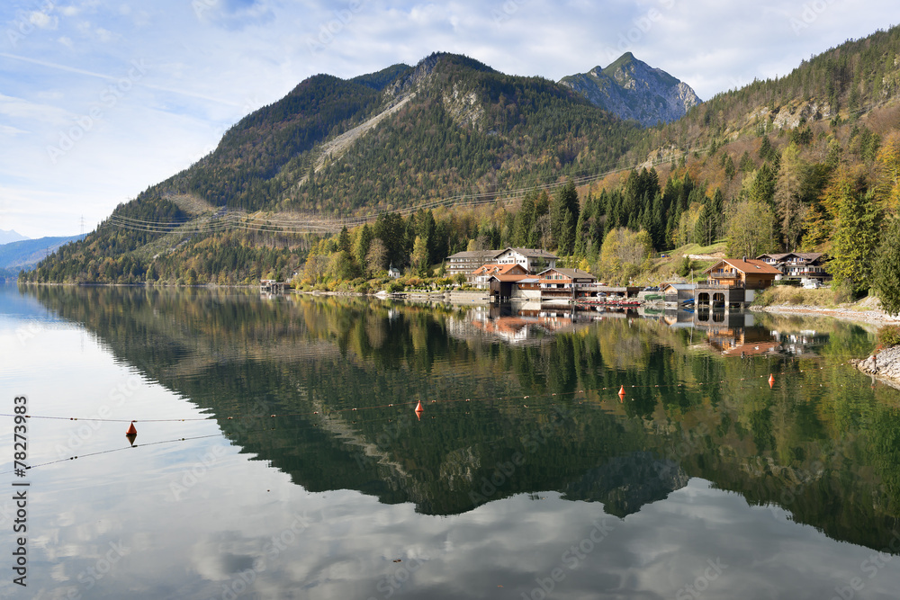 Waterfront from Walchensee Bavaria
