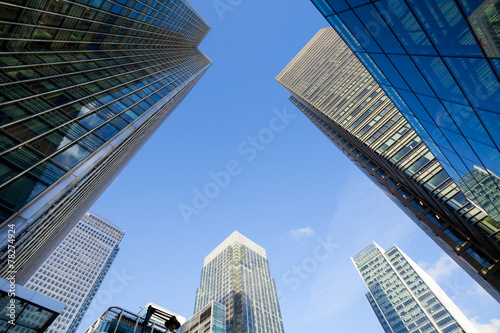 Windows of Skyscraper Business Office  Corporate building in Lon