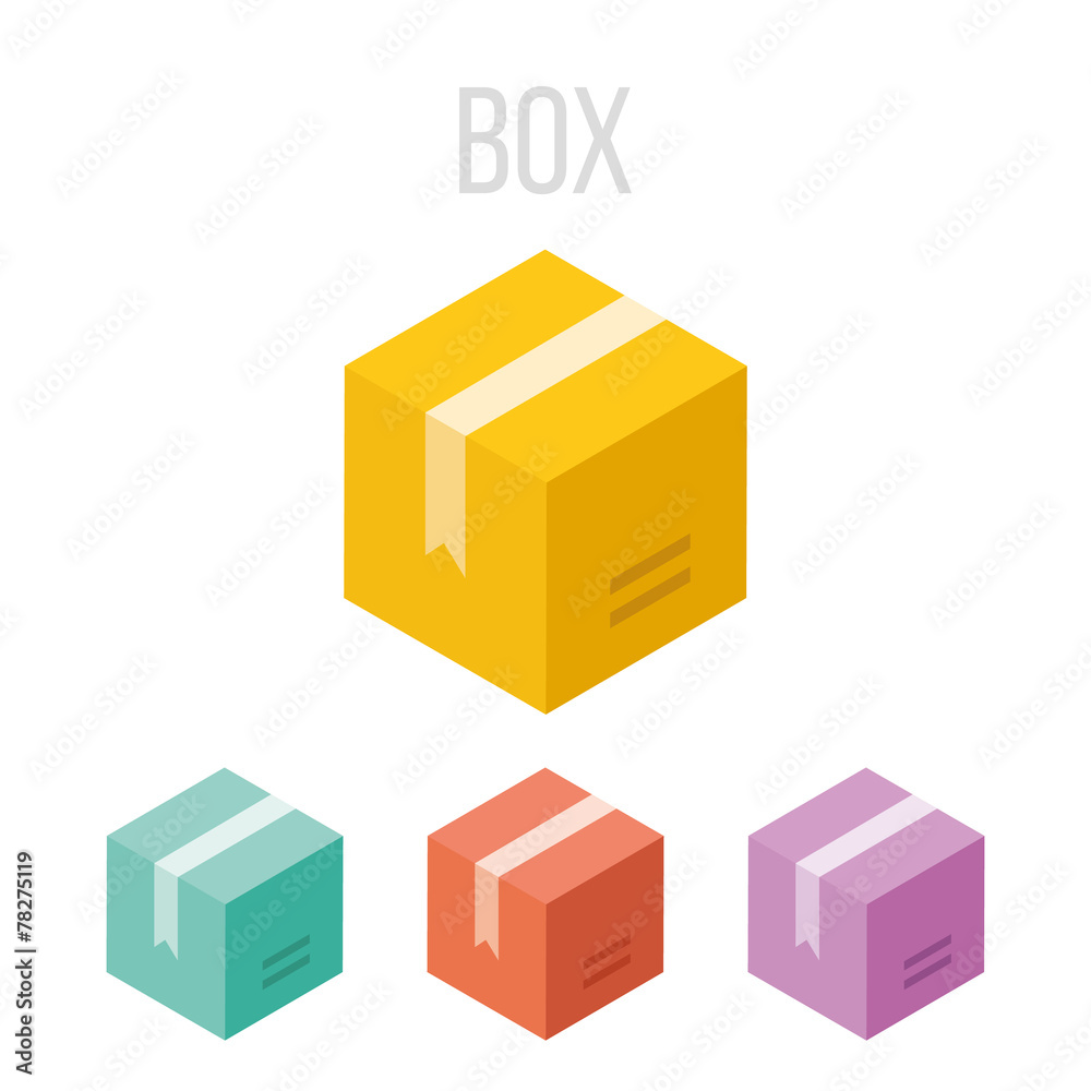 Vector box icons