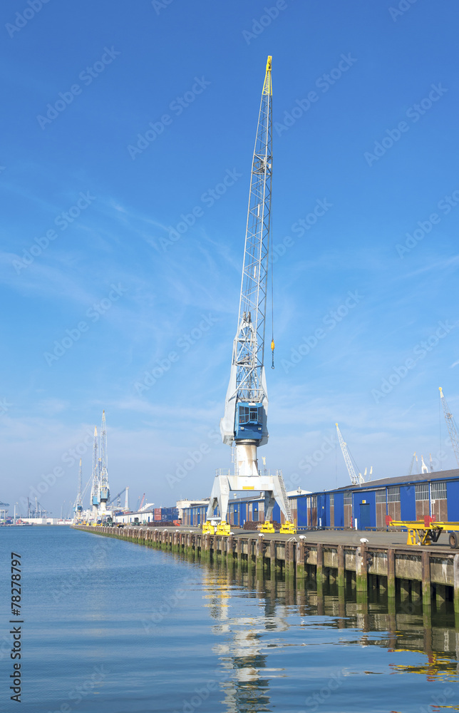 harbor cranes
