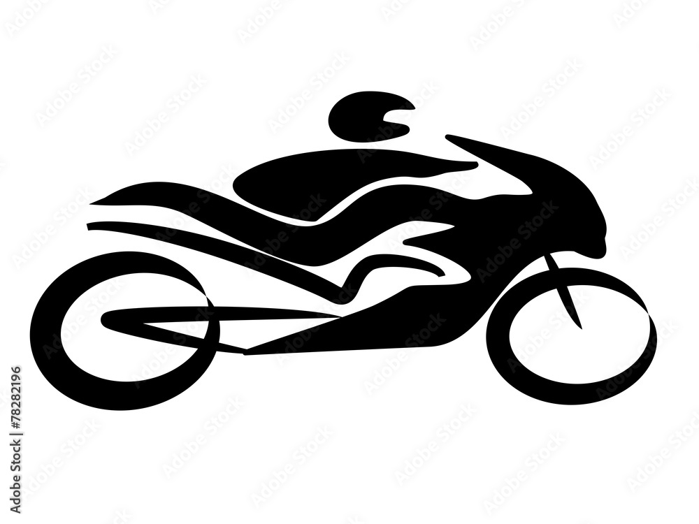 Motorrad Speed Fahrer Tribal Stock Vector | Adobe Stock