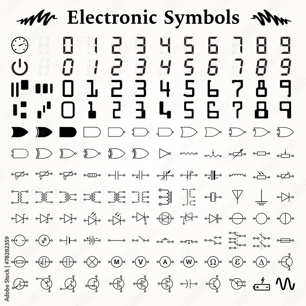 Electronic Symbols Electronic Symbols
