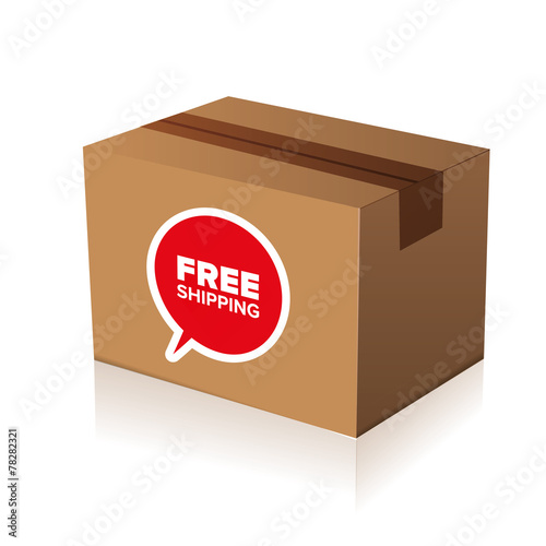 Free shipping cardboard