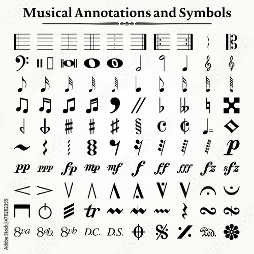 Musical Symbols and Annotations