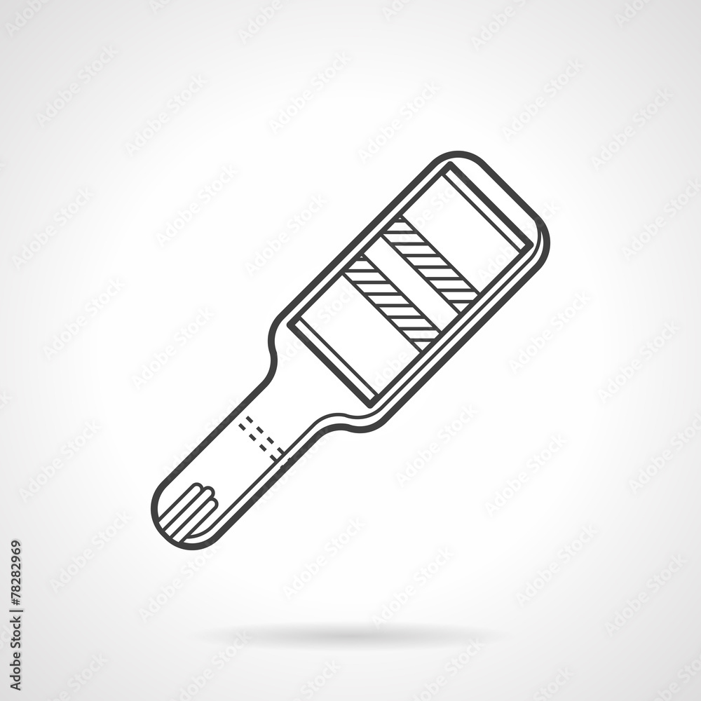 Black line vector icon for positive pregnancy test Black line vector icon for positive pregnancy test