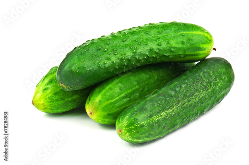 ripe cucumbers
