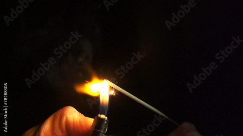 Slow motion of sparkler. Find similar in our portfolio.