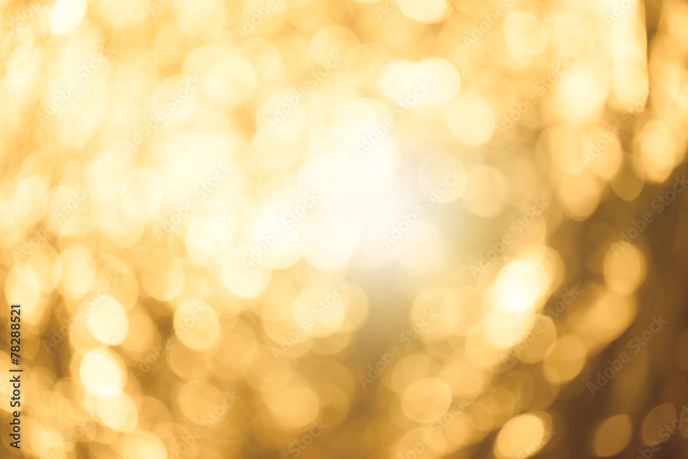 Obraz premium Tło - bokeh - złoto