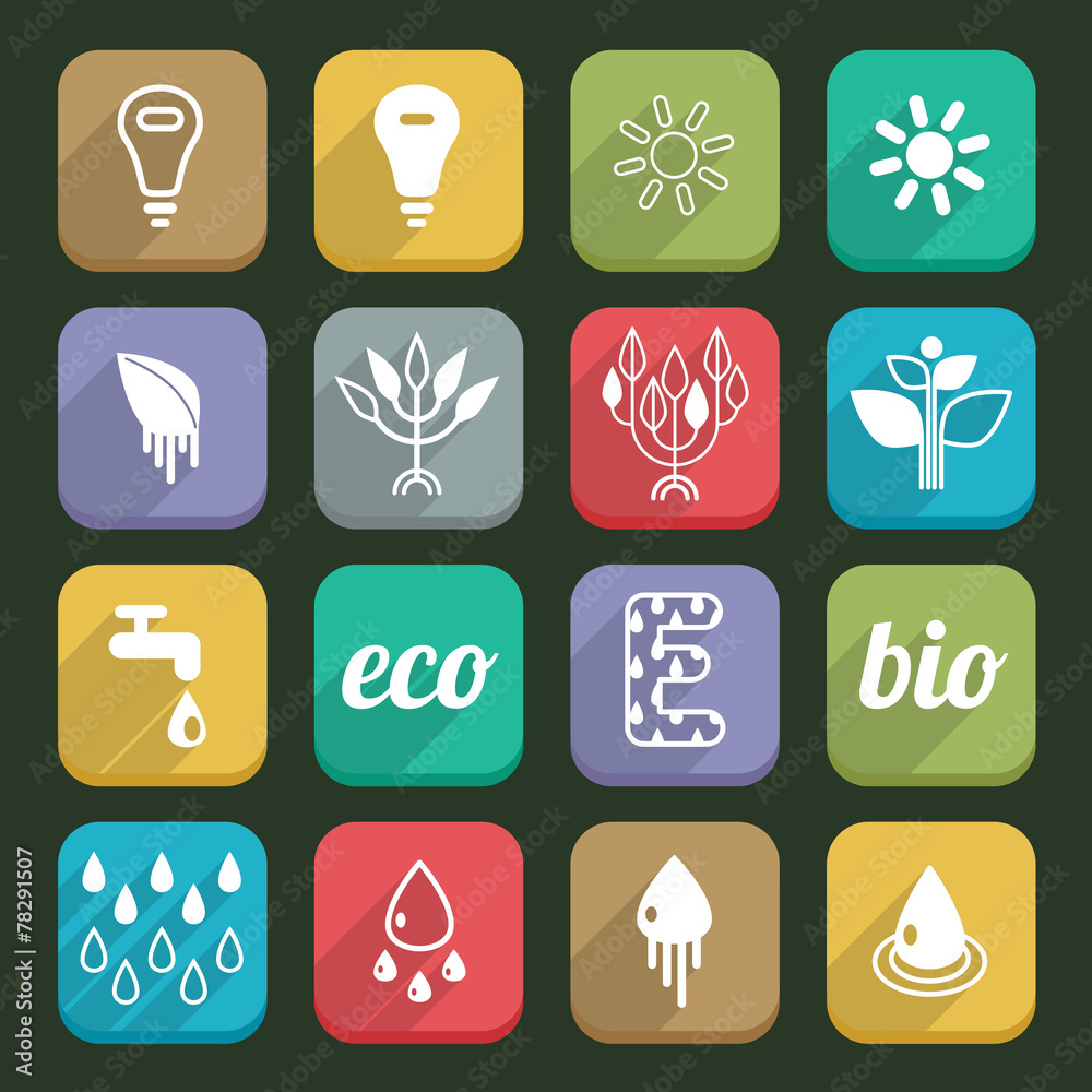 Ecology icons 04 Ecology icons 04