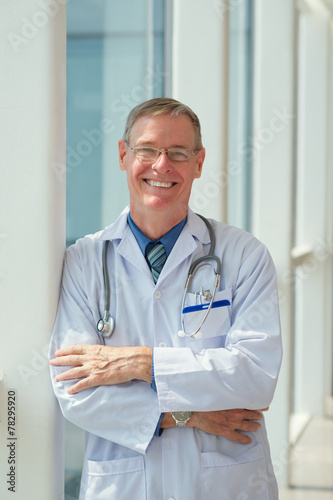 Smiling doctor