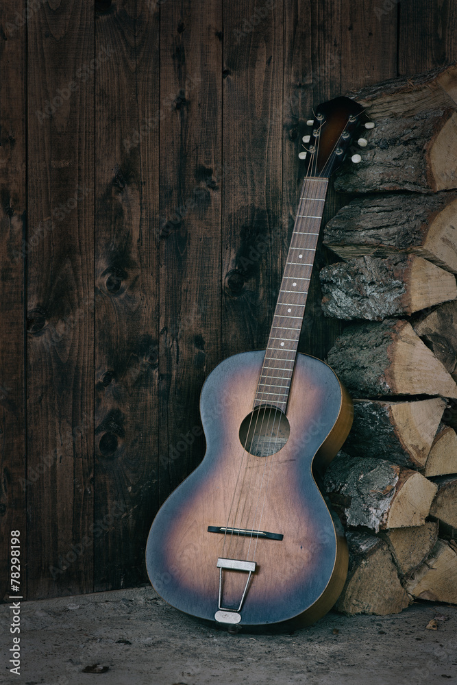 Naklejka premium Gitarre