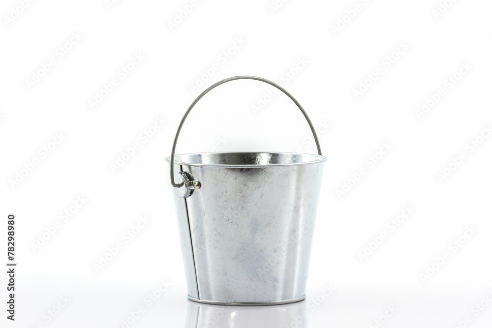 Metal zinc bucket. Metal zinc bucket.