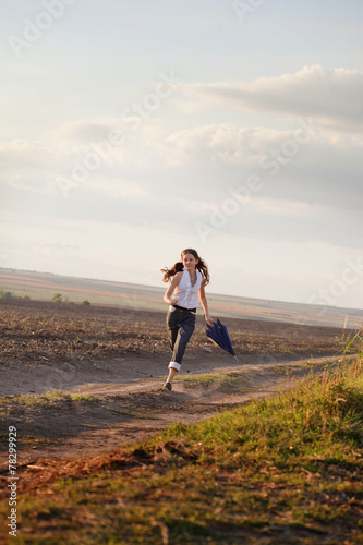 Obraz na płótnie Run w salonie
