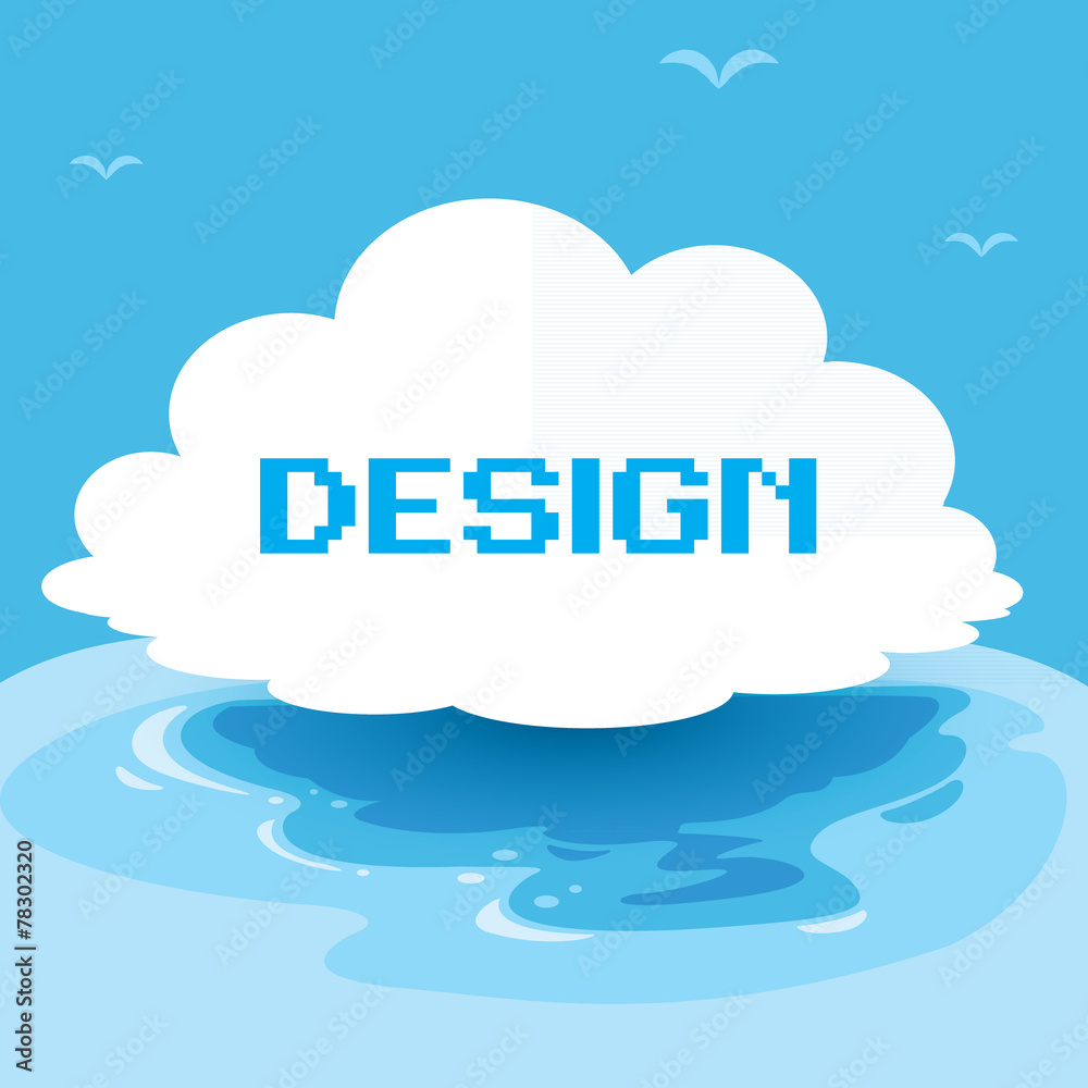 Cloud graphic design Cloud graphic design