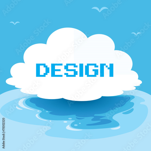 Cloud graphic design