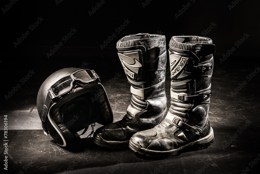 Naklejka premium Equipement motard