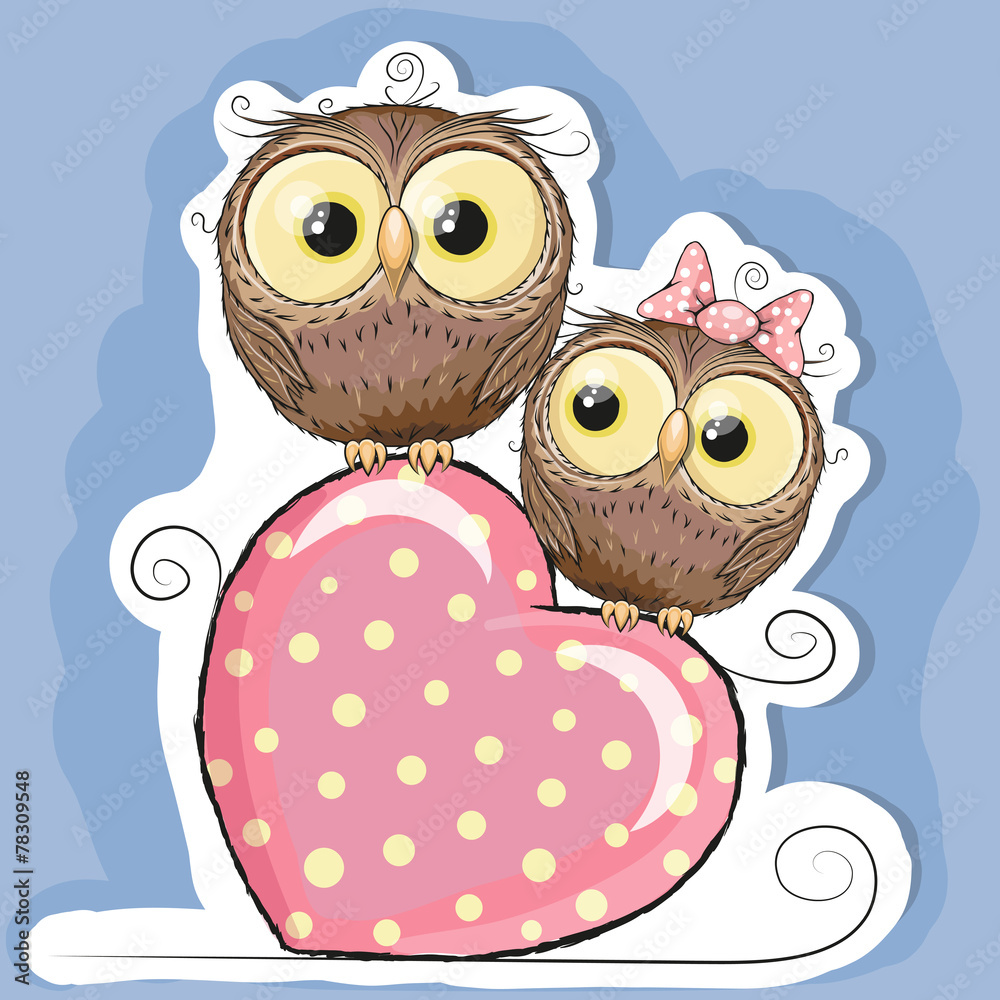 Fototapeta premium Two Owls