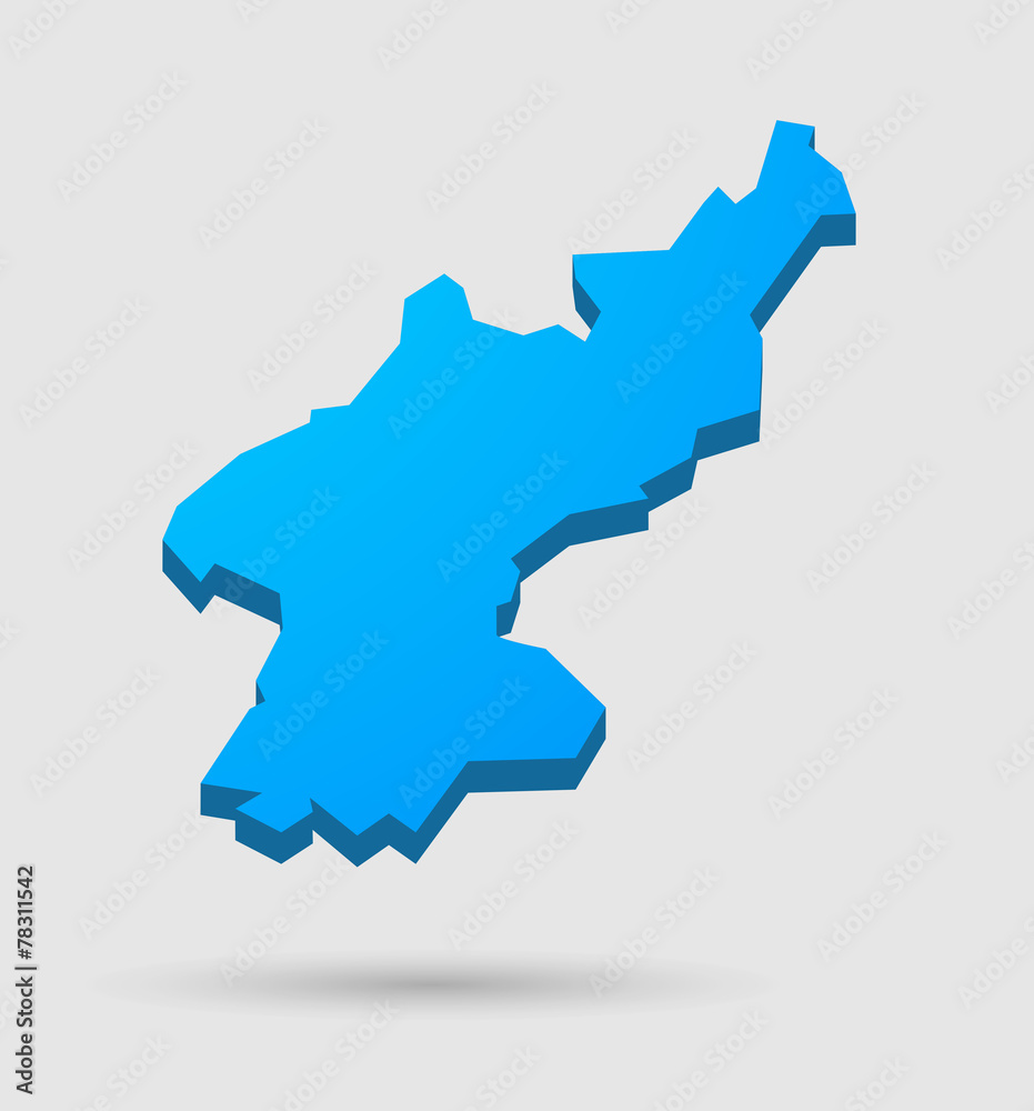 North Korea map