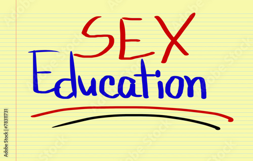 Картината върху платно Sex Education Concept
