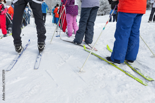 Schilderij op canvas Cross-Country Ski