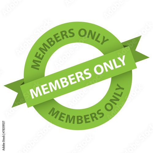 MEMBERS ONLY Marketing Stamp (label registration register)