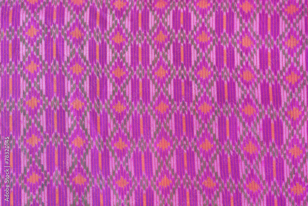Pattern of pink art silk Thailand Thailand.