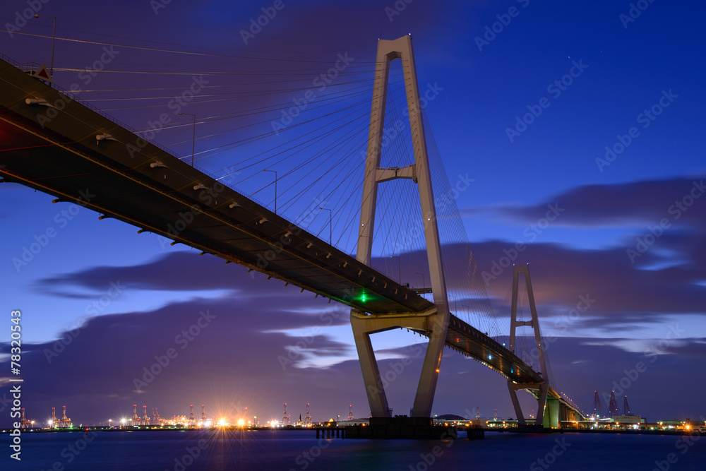 Meiko Triton and the Port of Nagoya in Aichi, Japan