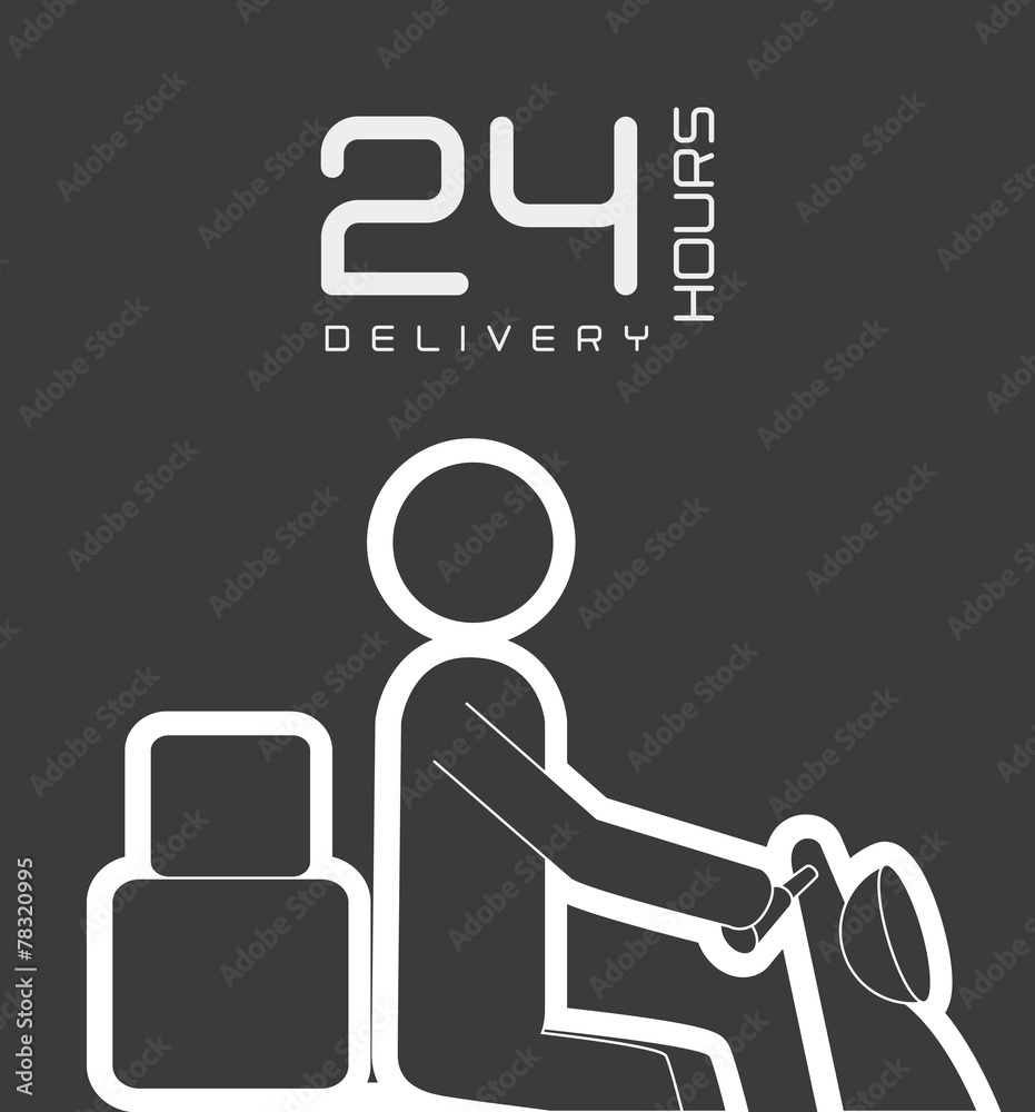 Delivery design, vector illustration. Delivery design, vector illustration.