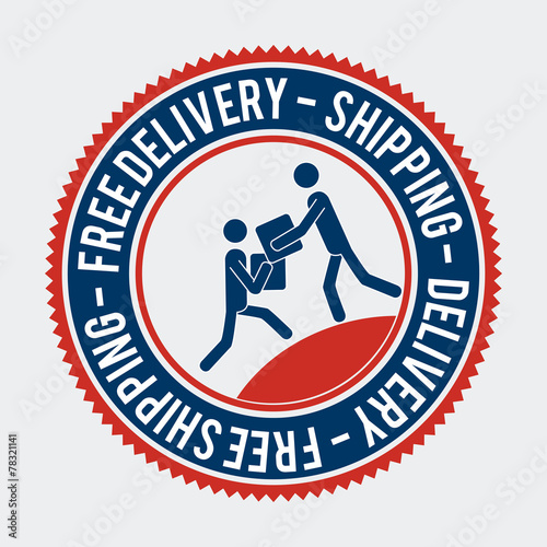 Delivery design, vector illustration.
