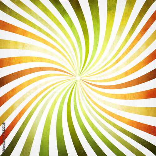 Multicolored background with twisyed rays
