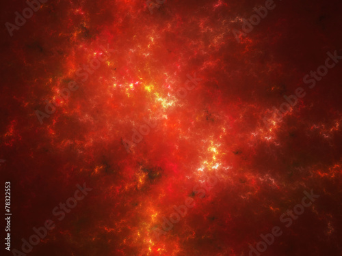 Nebula with hot plasma