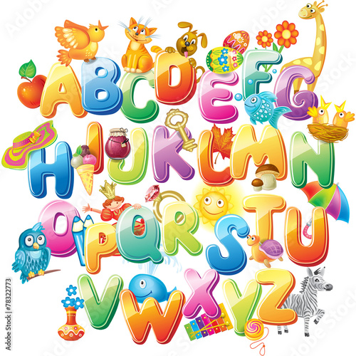 Alphabet for kids with pictures
