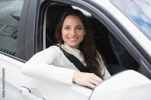 Pretty woman smiling and driving © WavebreakmediaMicro