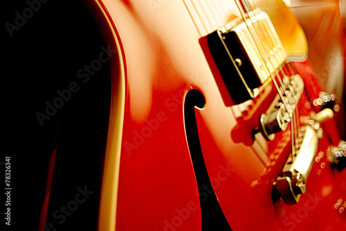 Jazz Guitar Closeup