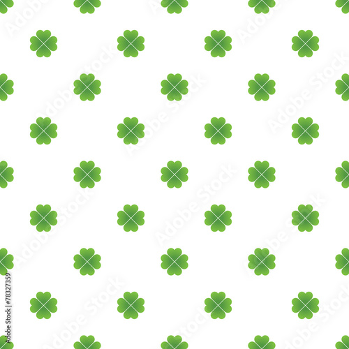 Seamless Saint Patricks day clover background.