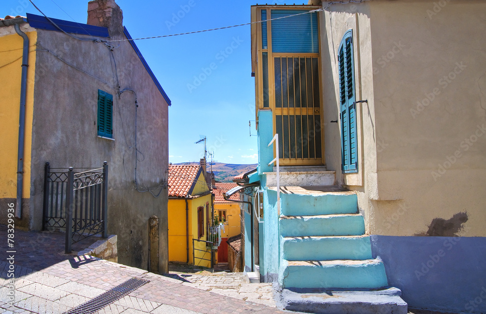 Alleyway. Pietragalla. Basilicata. Italy. Alleyway. Pietragalla. Basilicata. Italy.