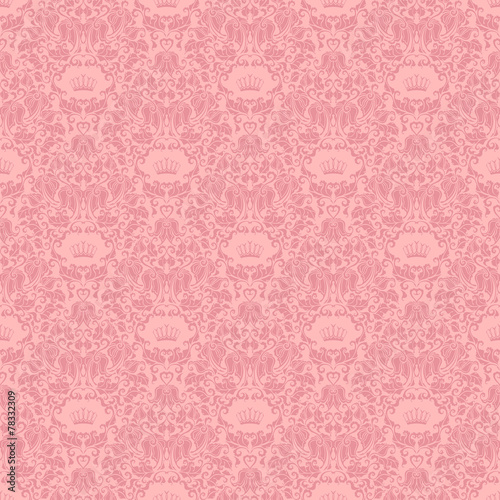 damask seamless floral pattern