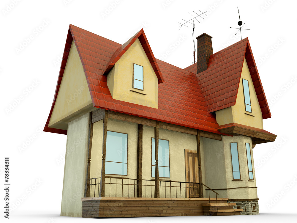 cartoon house cartoon house