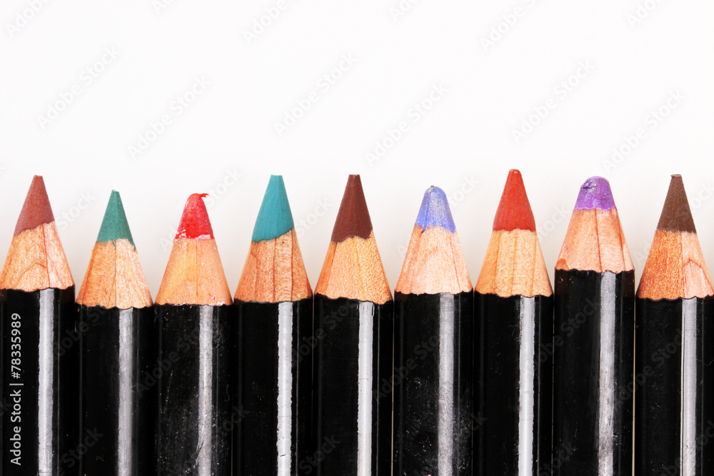 Naklejka premium Cosmetics pencils