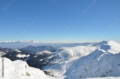 Winter Tatra Mountains in Slovakia