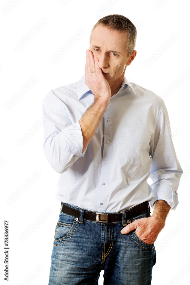 Man having toothache Man having toothache