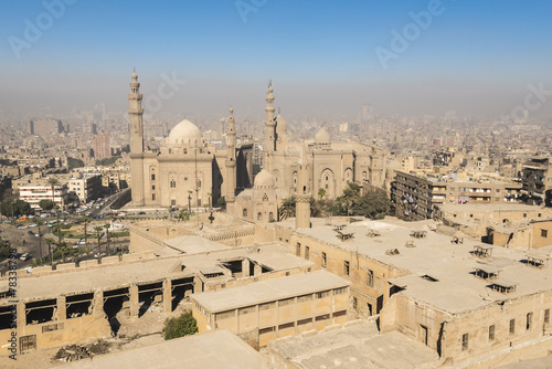 Downtown of Cairo seen from the Saladin Citadel (Egypt)